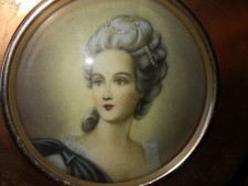 ANTICA Miniatura Su Quadro Con