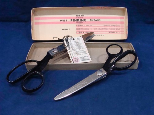 Cesoie vintage bianche rosa - cesoie,
