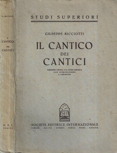 Cantico dei cantici - cantico,