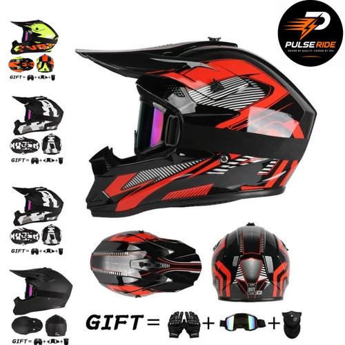 Casco moto fuoristrada full - casco,