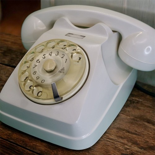 Telefono fisso vintage disco - fisso,