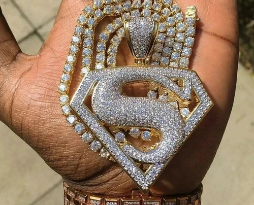 Ciondolo vera moissanite - 2, ct