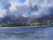 Dipinto acquerello catbells - acquerello,