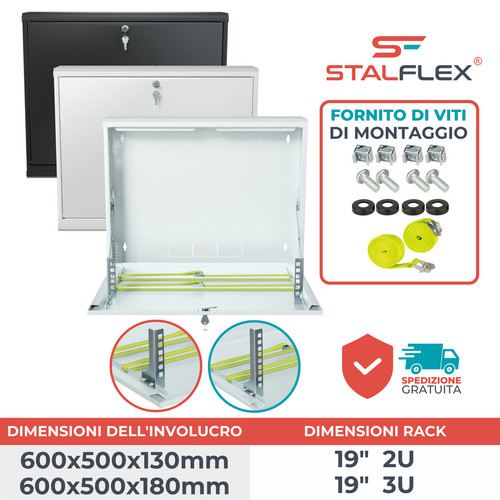Stalflex armadio rack - rack, 19”