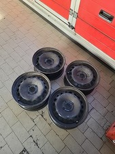 CERCHI IN FERRO USATI ORIGINALE RENAULT CLIO DACIA NISSAN 6x15 4x100 ET40 4PEZZI