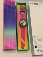 Swatch cronograph - Neon Flash