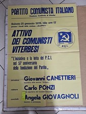 Manifesto Viterbo Pci Partito