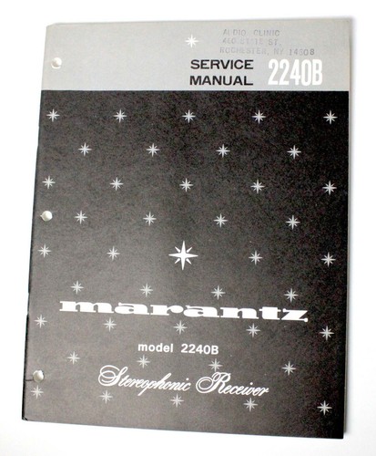 Marantz model 2240b manuale - marantz,