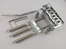 2 Punto Pivot Cromo STRATOCASTER Tremolo Ponte 54mm Completo Blocco Braccio Viti