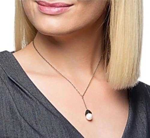 Collana perle con ciondolo - collana,