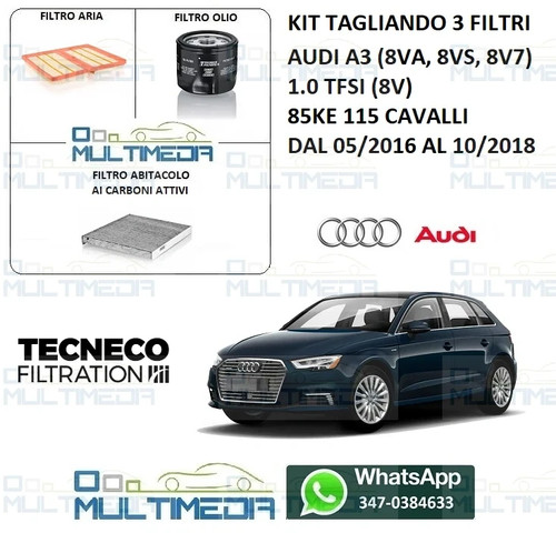Kit tagliando filtri tecneco - 3,