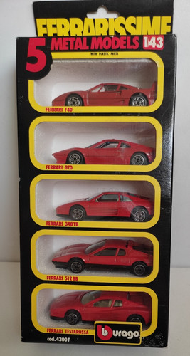 Burago set auto ferrari - set,