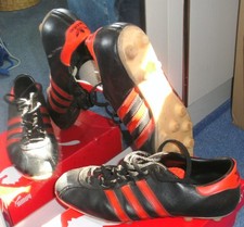 Rare vecchie scarpe da collezione Adidas scarpe da calcio Chile FG West Germany, numero 42