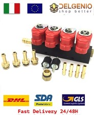 INIETTORI GPL VALTEK TIPO 30 3 OHM GARANZIA 2 ANNI RAIL OMVL ROMANO BI-GAS CERVO