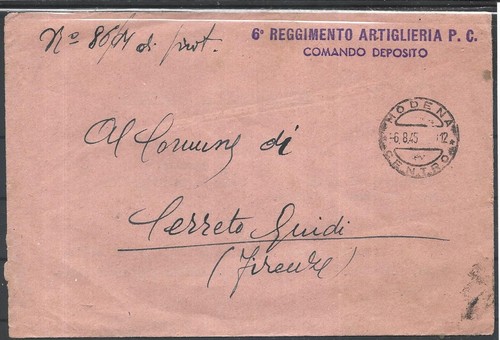 1945 luogotenenza - 6/8/1945,