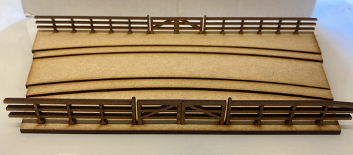 Double curved track level - ,