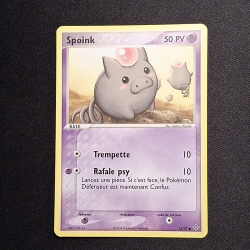 Spoink dragon carte - spoink, ex