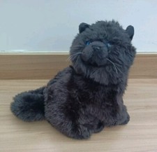 Peluche persiano nero gatto