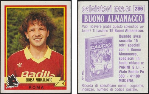 Calciatori panini 1992 - panini, 1992-93