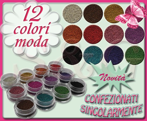 Barattoli microperline x - 12,