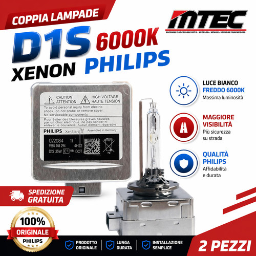 Philips d1s coppia lampade - 2x,