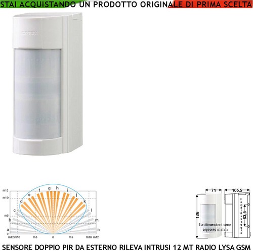 Doppio sensore movimento - doppio, pir