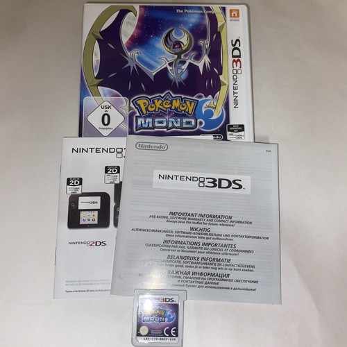 Pokemon luna nintendo 3ds - pokemon,