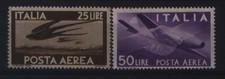 POSTA AEREA  1947 NUOVI VALORI