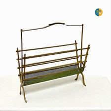 Portariviste vintage porta riviste ottone Francia Maison Baguès anni 50 retrò