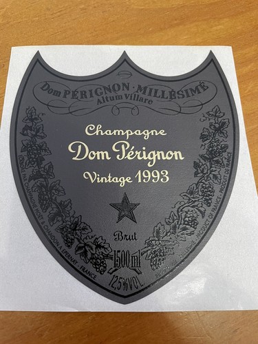 Une étiquette champagne - étiquette, de