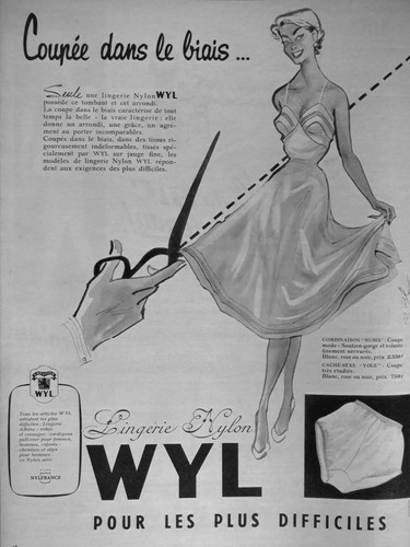 Publicité wyl lingerie - publicitÉ,