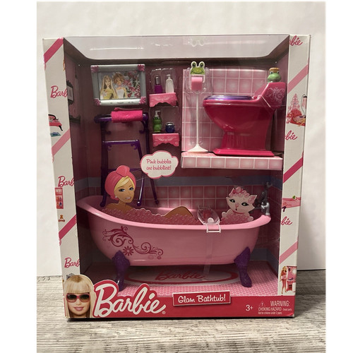 Barbie glam set - mobili, bagno