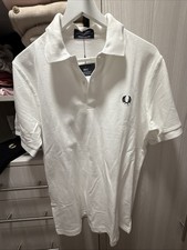 Polo Fred Perry Piqué bianca