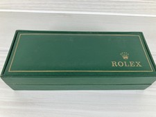 Scatola orizzontale vintage Rolex antico 1005 1601 1603 ROLEX 1024 1007 scatola verde ca