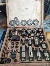 BAKUER attacco a sgancio rapido, cono ISO 40, con cassetta completa di testine 