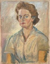 Quadro a Olio Ritratto Donna