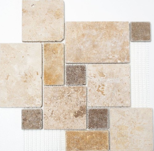 Mosaico travertino pietra