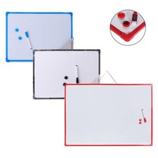 LAVAGNA LAVAGNETTA MAGNETICA BIANCA CANCELLABILE PER UFFICIO MEMO BAMBINI 30x40