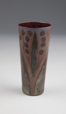 ELEGANT ART NOUVEAU VASE GLASS BY AMEDEE DE CARANZA