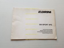 Moto Morini 350 Sport 3 FD aggiornamento catalogo ricambi originale