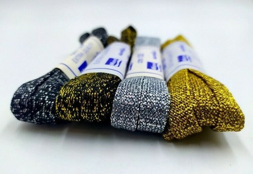 Lacci piatti con - con, lurex