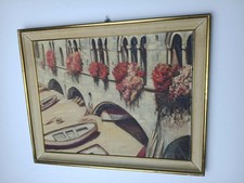 Antico dipinto ad olio su tela