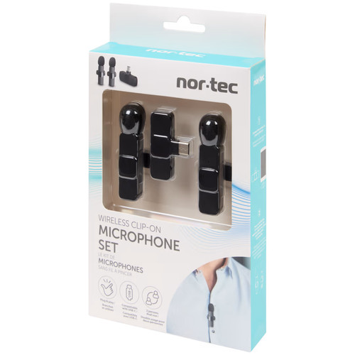 Microfoni clip wireless - clip-on,