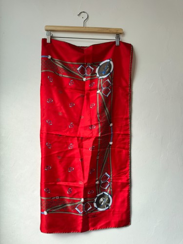 Foulard gucci rosso stampa - foulard,
