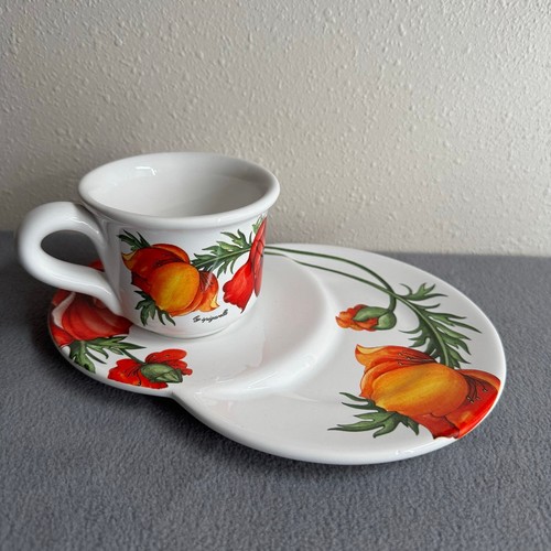 Set tazza piatto spigarelli - e,