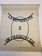 UMI-FMG bozzetto Anni 90-Manifesto,monarchia-Savoia