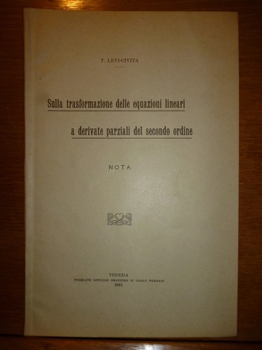 Levi civita trasformazione - t.,