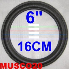Sospensione Woofer 16 CM in GOMMA! Bordo riparazione casse riconatura 156 157 mm