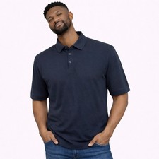 Polo Bam Bamboo Uomo XL Navy