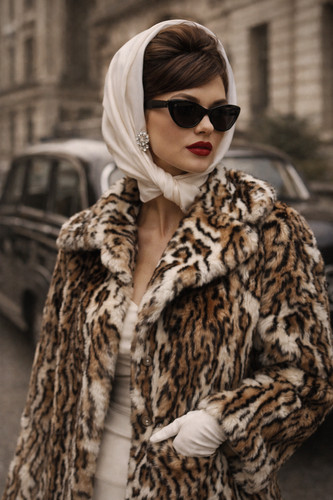 Cappotto pelliccia vintage - cappotto,
